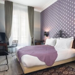 Отель Hôtel Le Grimaldi by Happyculture Франция, Ницца - 6 отзывов об отеле, цены и фото номеров - забронировать отель Hôtel Le Grimaldi by Happyculture онлайн комната для гостей фото 2
