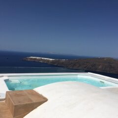 Отель Langas Villas Греция, Остров Санторини - отзывы, цены и фото номеров - забронировать отель Langas Villas онлайн бассейн фото 3