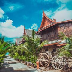 Отель Sasitara Thai villas Таиланд, Самуи - отзывы, цены и фото номеров - забронировать отель Sasitara Thai villas онлайн пляж фото 2