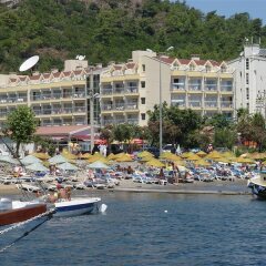 Luna Beach Deluxe Hotel Турция, Мармарис - отзывы, цены и фото номеров - забронировать отель Luna Beach Deluxe Hotel онлайн пляж фото 2