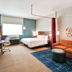 Отель Home2 Suites by Hilton Columbus Downtown США, Колумбус - отзывы, цены и фото номеров - забронировать отель Home2 Suites by Hilton Columbus Downtown онлайн комната для гостей фото 2
