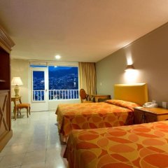 Отель Krystal Beach Acapulco Мексика, Акапулько - отзывы, цены и фото номеров - забронировать отель Krystal Beach Acapulco онлайн комната для гостей фото 2