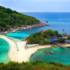 Отель Nangyuan Island Dive Resort Таиланд, о. Нангьян - отзывы, цены и фото номеров - забронировать отель Nangyuan Island Dive Resort онлайн пляж