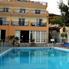 Отель Sofia Mythos Beach Aparthotel Греция, Милопотамос - 1 отзыв об отеле, цены и фото номеров - забронировать отель Sofia Mythos Beach Aparthotel онлайн бассейн фото 2