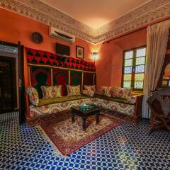 Отель Riad Dar Guennoun Марокко, Фес - отзывы, цены и фото номеров - забронировать отель Riad Dar Guennoun онлайн комната для гостей фото 2