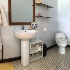 Отель Hakamanu Lodge Французская Полинезия, Тикехау - отзывы, цены и фото номеров - забронировать отель Hakamanu Lodge онлайн ванная