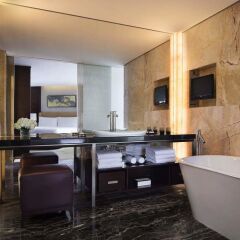 Отель JW Marriott Hotel Shenzhen Китай, Шэньчжэнь - отзывы, цены и фото номеров - забронировать отель JW Marriott Hotel Shenzhen онлайн ванная