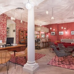 Отель Hôtel Le Grimaldi by Happyculture Франция, Ницца - 6 отзывов об отеле, цены и фото номеров - забронировать отель Hôtel Le Grimaldi by Happyculture онлайн интерьер отеля фото 2