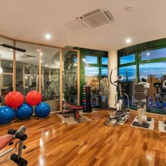 Отель Atlantic Terme Natural Spa & Hotel Италия, Абано-Терме - отзывы, цены и фото номеров - забронировать отель Atlantic Terme Natural Spa & Hotel онлайн фитнесс-зал фото 3