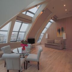 Апартаменты Arbat House Apartments On Bolshaya Nikitskaya Москва комната для гостей фото 4