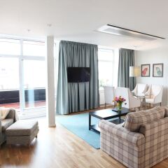 Апартаменты Biz Apartment Gardet Стокгольм комната для гостей фото 3