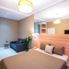 Гостиница Eco Apart Hotel Astana Казахстан, Нур-Султан - отзывы, цены и фото номеров - забронировать гостиницу Eco Apart Hotel Astana онлайн удобства в номере