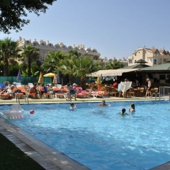 Club Dena Apartments Турция, Мармарис - отзывы, цены и фото номеров - забронировать отель Club Dena Apartments онлайн бассейн фото 3