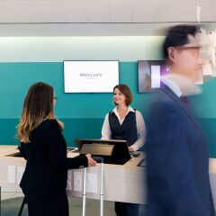 Отель Mercure München Ost-Messe Германия, Мюнхен - 8 отзывов об отеле, цены и фото номеров - забронировать отель Mercure München Ost-Messe онлайн интерьер отеля