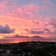 Отель F2 Little Eden - Tahiti - Vue Moorea Holiday home 1 пляж