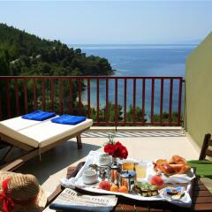 Отель Skiathos Palace Hotel Греция, Скиатос - отзывы, цены и фото номеров - забронировать отель Skiathos Palace Hotel онлайн балкон