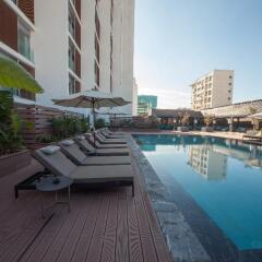 Отель Barcelo Anfa Casablanca Марокко, Касабланка - отзывы, цены и фото номеров - забронировать отель Barcelo Anfa Casablanca онлайн бассейн фото 3