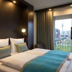 Отель Motel One Munchen-Olympia Gate Мюнхен комната для гостей фото 3