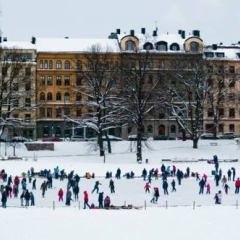 Hostel Dalagatan Стокгольм спортивное сооружение