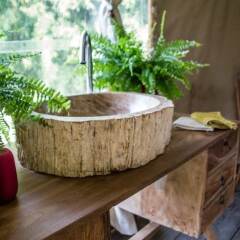 Отель Glamping Canonici di San Marco Италия, Мирано - отзывы, цены и фото номеров - забронировать отель Glamping Canonici di San Marco онлайн ванная фото 2