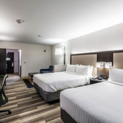 Отель Holiday Inn Express & Suites Jersey City North - Hoboken, an IHG Hotel США, Джерси - отзывы, цены и фото номеров - забронировать отель Holiday Inn Express & Suites Jersey City North - Hoboken, an IHG Hotel онлайн комната для гостей фото 2