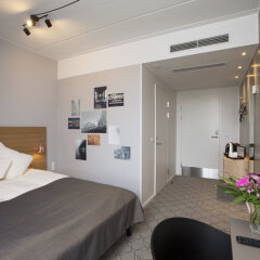Отель Aalborg Airport Hotel Дания, Бровст - отзывы, цены и фото номеров - забронировать отель Aalborg Airport Hotel онлайн комната для гостей фото 5