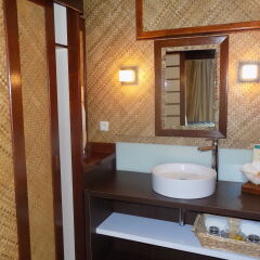Отель Maitai Polynesia Французская Полинезия, Бора-Бора - отзывы, цены и фото номеров - забронировать отель Maitai Polynesia онлайн ванная фото 2