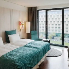 Отель Scandic Berlin Potsdamer Platz 4* Стандартный номер с разными типами кроватей фото 3