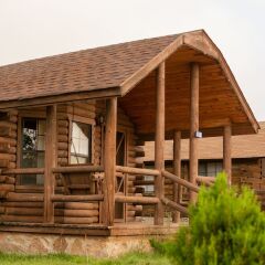 Отель Villa Mexicana Creel Mountain Lodge балкон