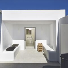 Отель Eolia Kamari Villa Греция, Остров Санторини - отзывы, цены и фото номеров - забронировать отель Eolia Kamari Villa онлайн балкон