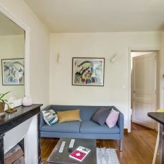 Отель Cosy apt for 2 close to Eiffel Tower Париж комната для гостей фото 3