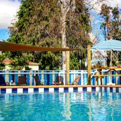 Отель Whanganui River Top 10 Holiday Park бассейн