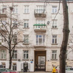 Апартаменты Blue Happy Apartment Варшава вид на фасад