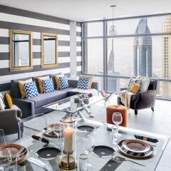 Апартаменты Dream Inn Dubai Apartments - Index Tower комната для гостей фото 4