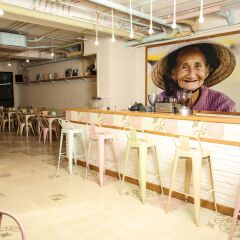 Отель Lief Mojo Saigon гостиничный бар