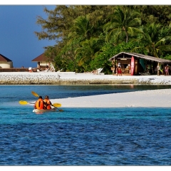 Отель Maayafushi Resort Маафуши приотельная территория