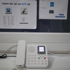 Отель Namsan Guesthouse сейф в номере