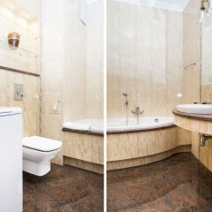 Отель Hosapartments Atelier Residence Польша, Варшава - отзывы, цены и фото номеров - забронировать отель Hosapartments Atelier Residence онлайн ванная фото 2