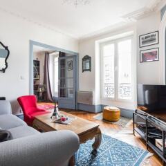 Апартаменты 1 Bedroom Apartment in 11th Arrondissement Paris комната для гостей фото 4