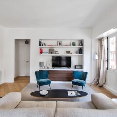 Отель Outstanding luxury apt - Louvre Франция, Париж - отзывы, цены и фото номеров - забронировать отель Outstanding luxury apt - Louvre онлайн комната для гостей фото 4