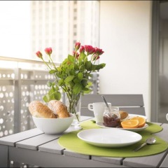 Отель P&O Apartments Oxygen Wronia 2 Польша, Варшава - отзывы, цены и фото номеров - забронировать отель P&O Apartments Oxygen Wronia 2 онлайн балкон