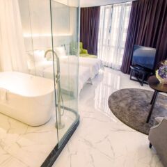 Апартаменты Fu Qian Ming Tai Service Apartment комната для гостей фото 3