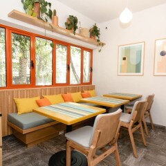Отель Hip, Tech Top Floor Apt, w/ Private Terrace Мехико фото 14