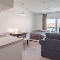 Апартаменты Local Nordic Apartments - Snowy Owl Ювяскюля комната для гостей фото 3
