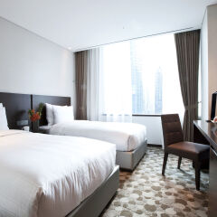 Отель Lotte City Hotel Myeongdong Южная Корея, Сеул - 2 отзыва об отеле, цены и фото номеров - забронировать отель Lotte City Hotel Myeongdong онлайн комната для гостей фото 8
