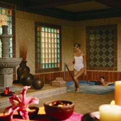 Отель Riu Palace Riviera Maya Плая-дель-Кармен фитнесс-зал фото 3
