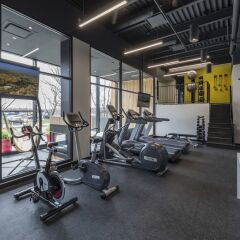 Отель Hôtel & Suites Normandin Lévis Канада, Сен-Николя - отзывы, цены и фото номеров - забронировать отель Hôtel & Suites Normandin Lévis онлайн фитнесс-зал фото 3