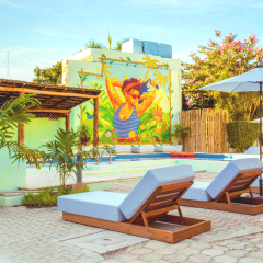 Отель Kin Mayab Cancun Мексика, Канкун - отзывы, цены и фото номеров - забронировать отель Kin Mayab Cancun онлайн бассейн фото 2