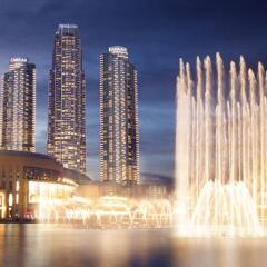 Отель Address Fountain Views Дубай вид на фасад