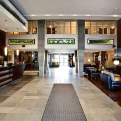 Отель Sandman Hotels & Suites Calgary West Канада, Калгари - отзывы, цены и фото номеров - забронировать отель Sandman Hotels & Suites Calgary West онлайн интерьер отеля фото 3